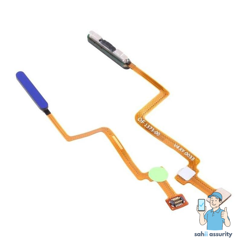 Fingerprint Sensor with Flex Cable for Xiaomi Poco X2 Blue